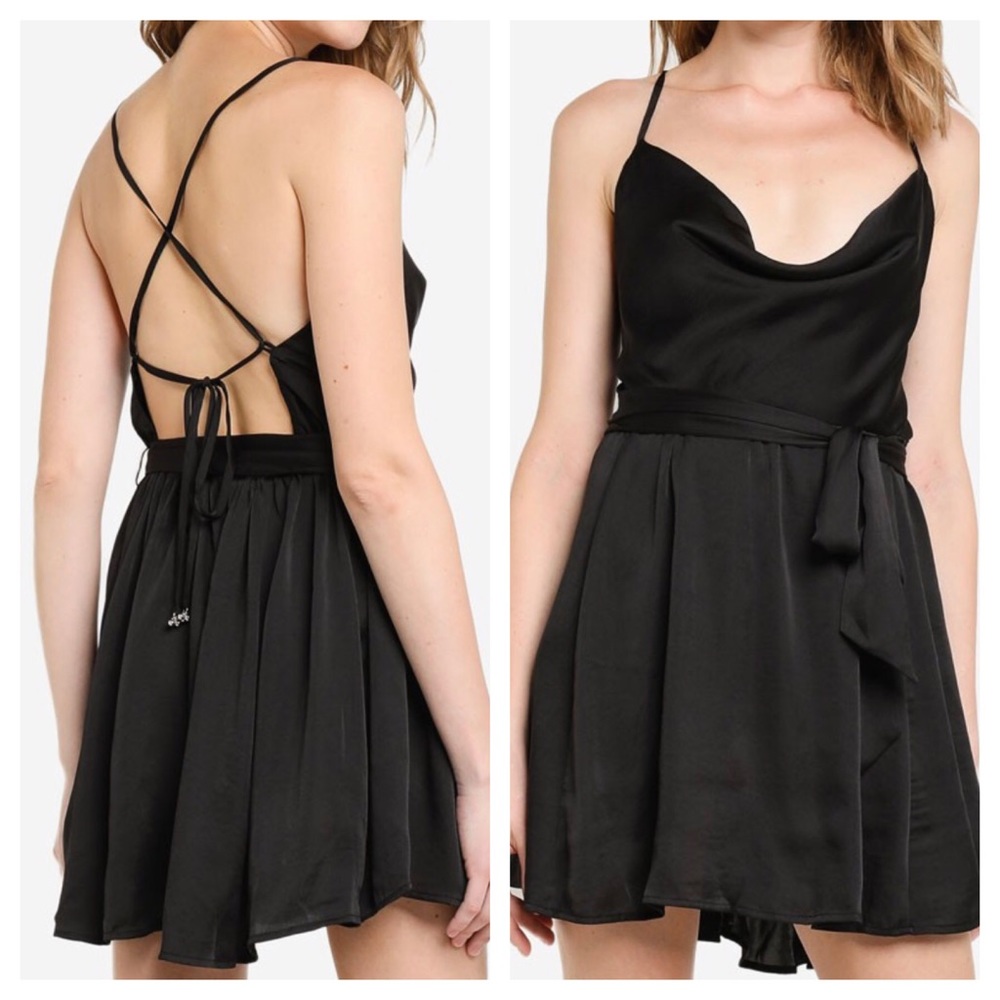 Free People Black Dress XS NWT